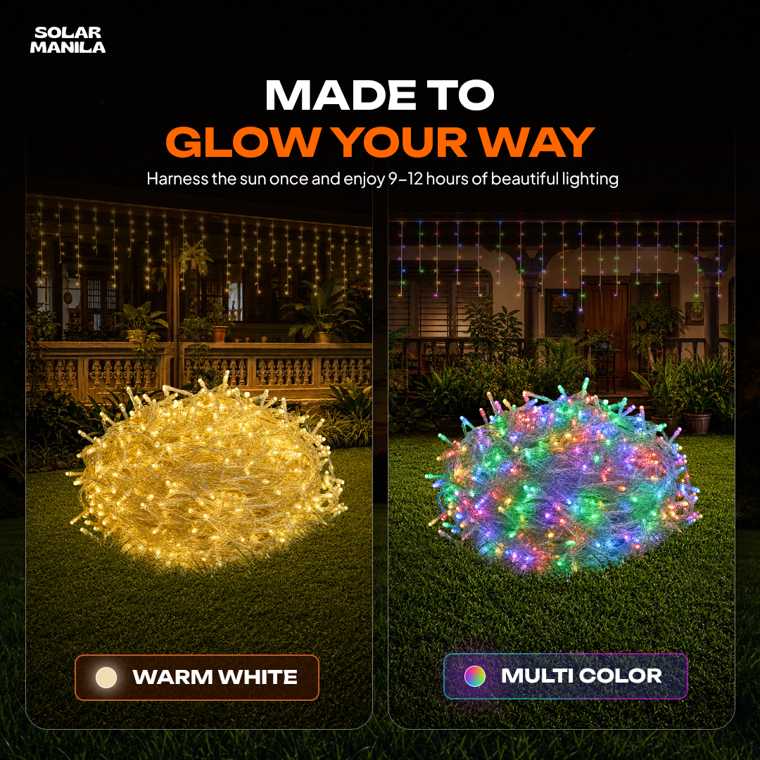 Solar Fairy Curtain Lights Plus