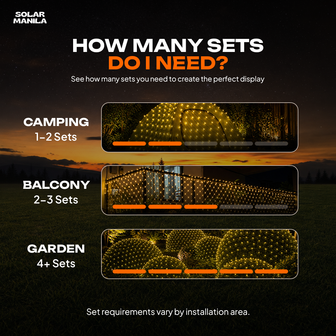Solar Fairy Net Lights