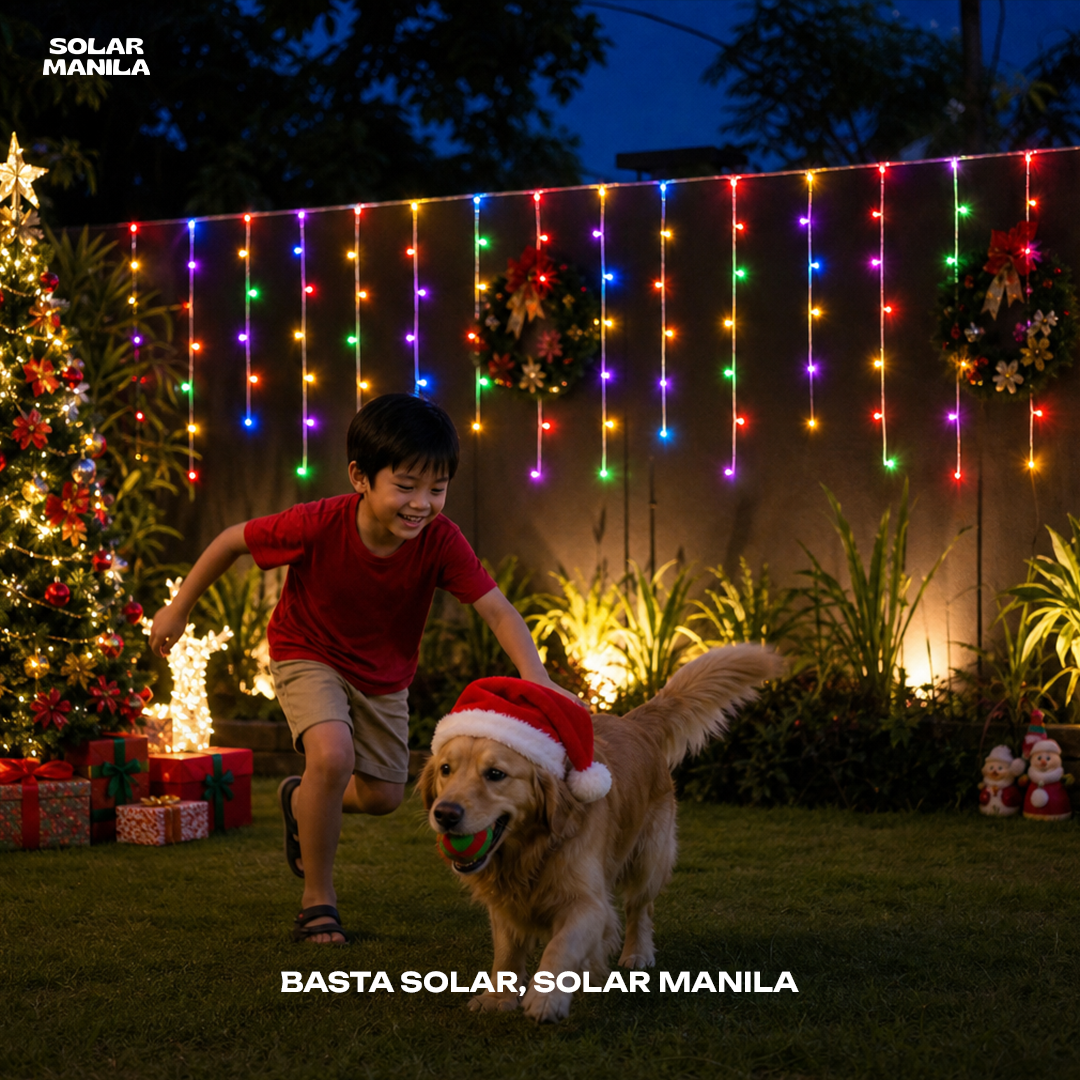 Solar Fairy Curtain Lights
