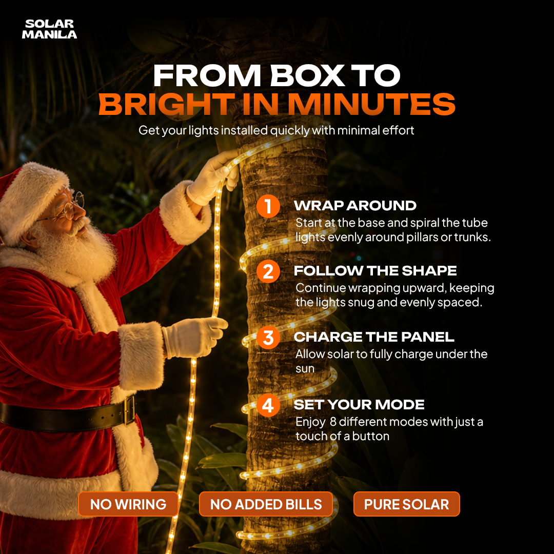 Solar Fairy Tube Lights