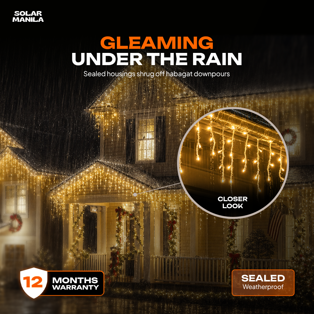 Solar Fairy Curtain Lights