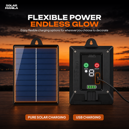 Solar Fairy Curtain Lights Plus