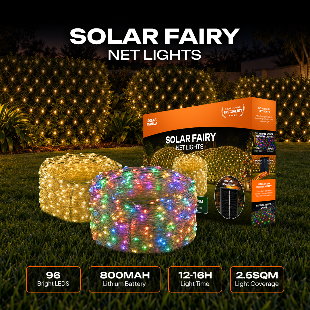 Solar Fairy Net Lights